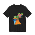 Frog Prince & Princess Couple Tee — Rainbow Heart Love T-Shirt