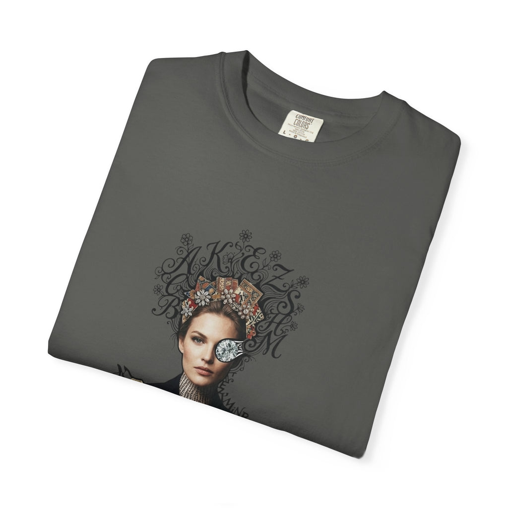 Artistic Femme Portrait T‑Shirt — 'No. 1' Fashion Graphic Tee