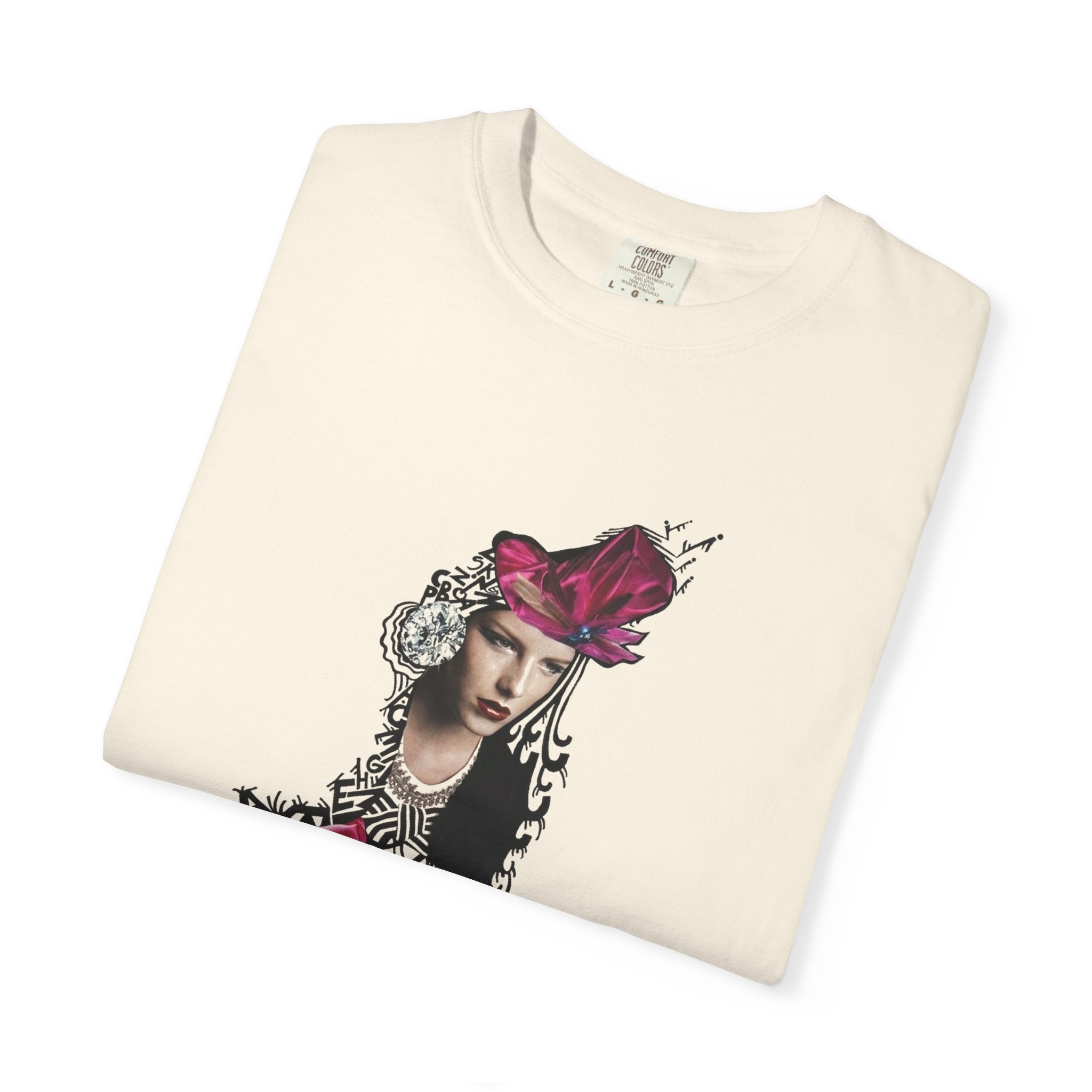 Victorian Rose Portrait T-Shirt
