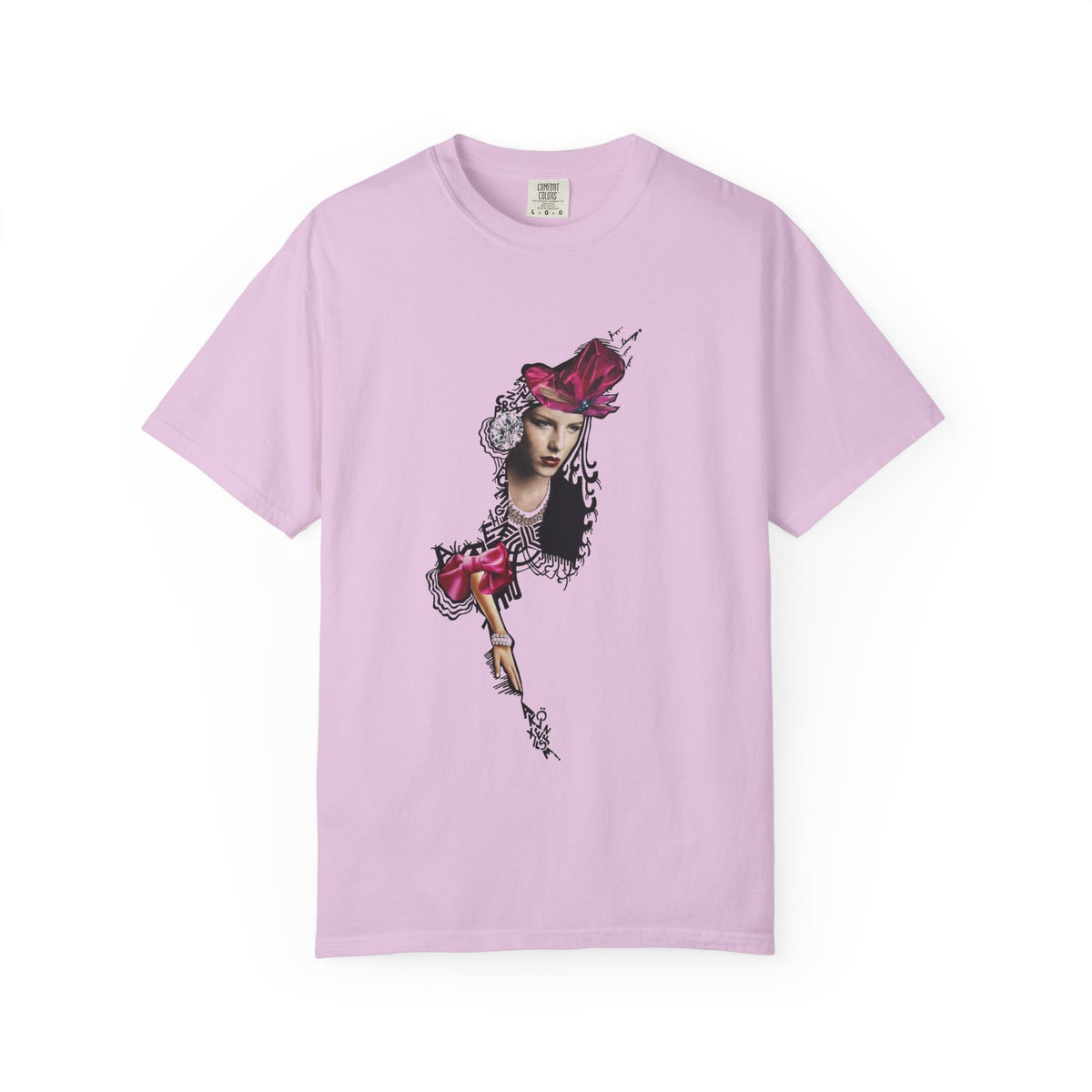 Victorian Rose Portrait T-Shirt