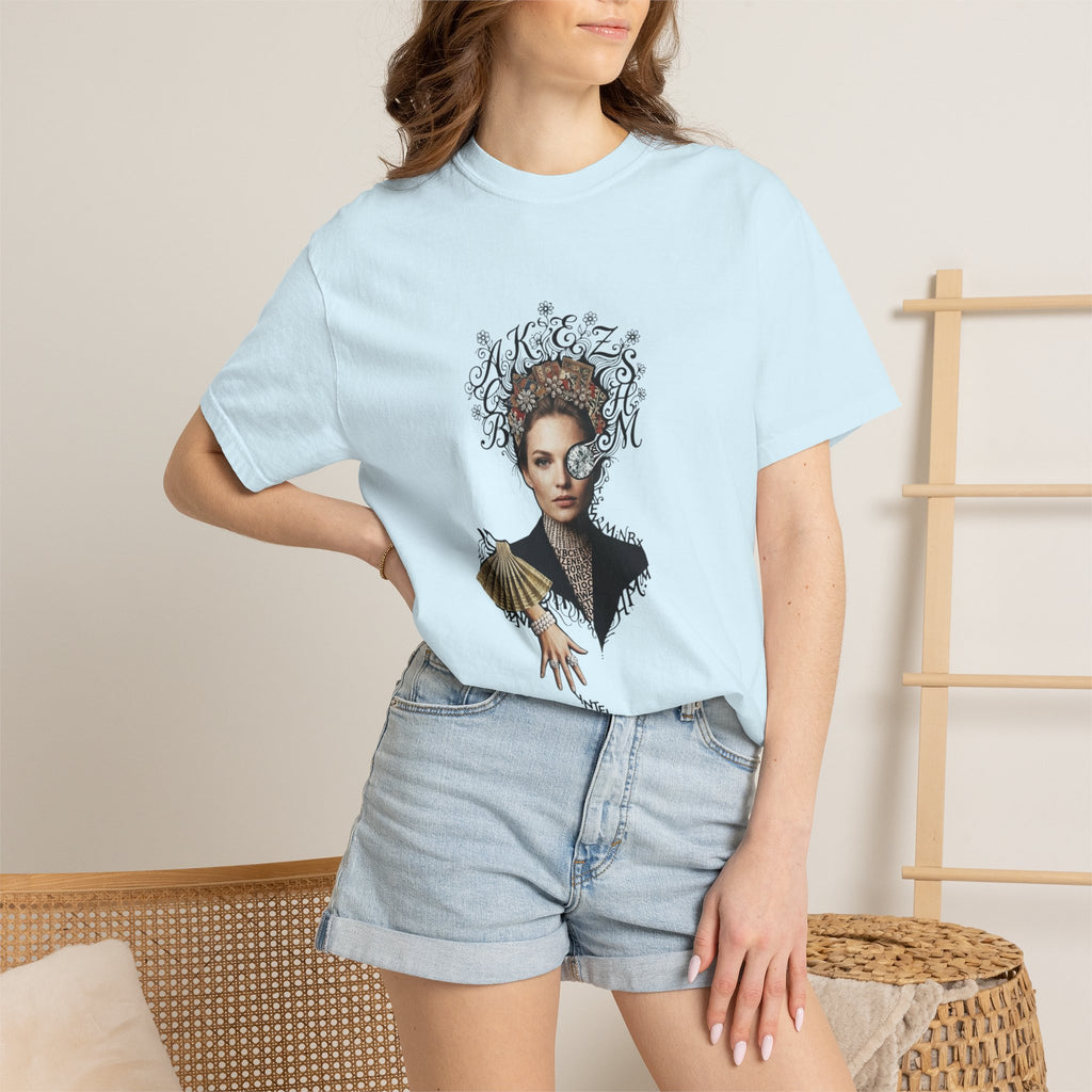 Artistic Femme Portrait T‑Shirt — 'No. 1' Fashion Graphic Tee