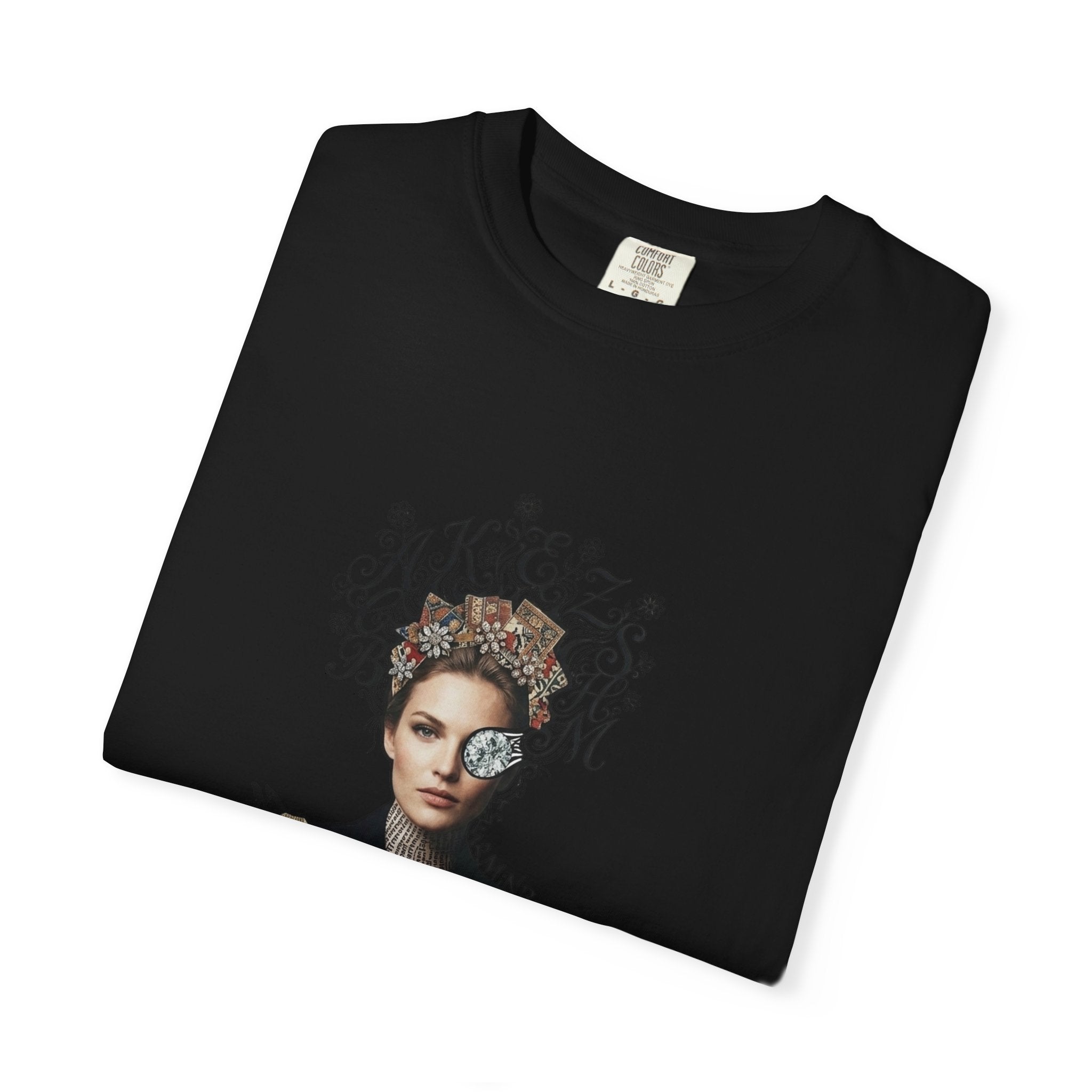 Artistic Femme Portrait T‑Shirt — 'No. 1' Fashion Graphic Tee