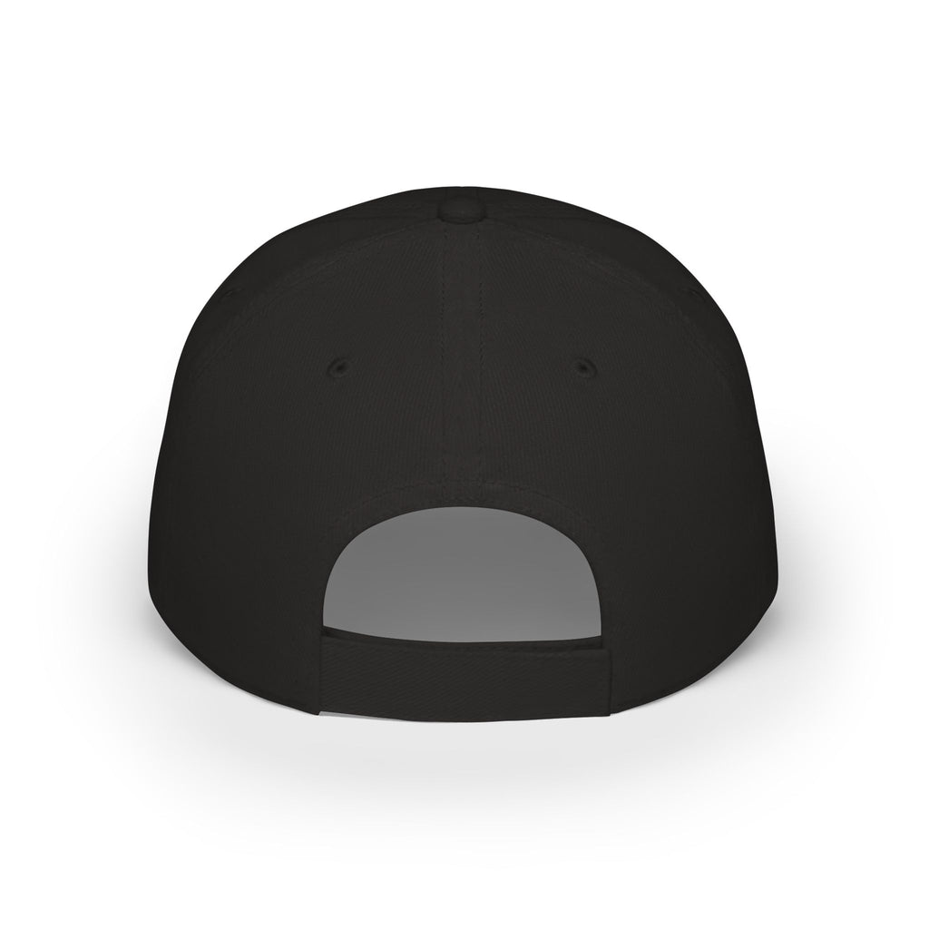 Colorful Spiral Sunflower Cap | Red Low Profile Baseball Cap