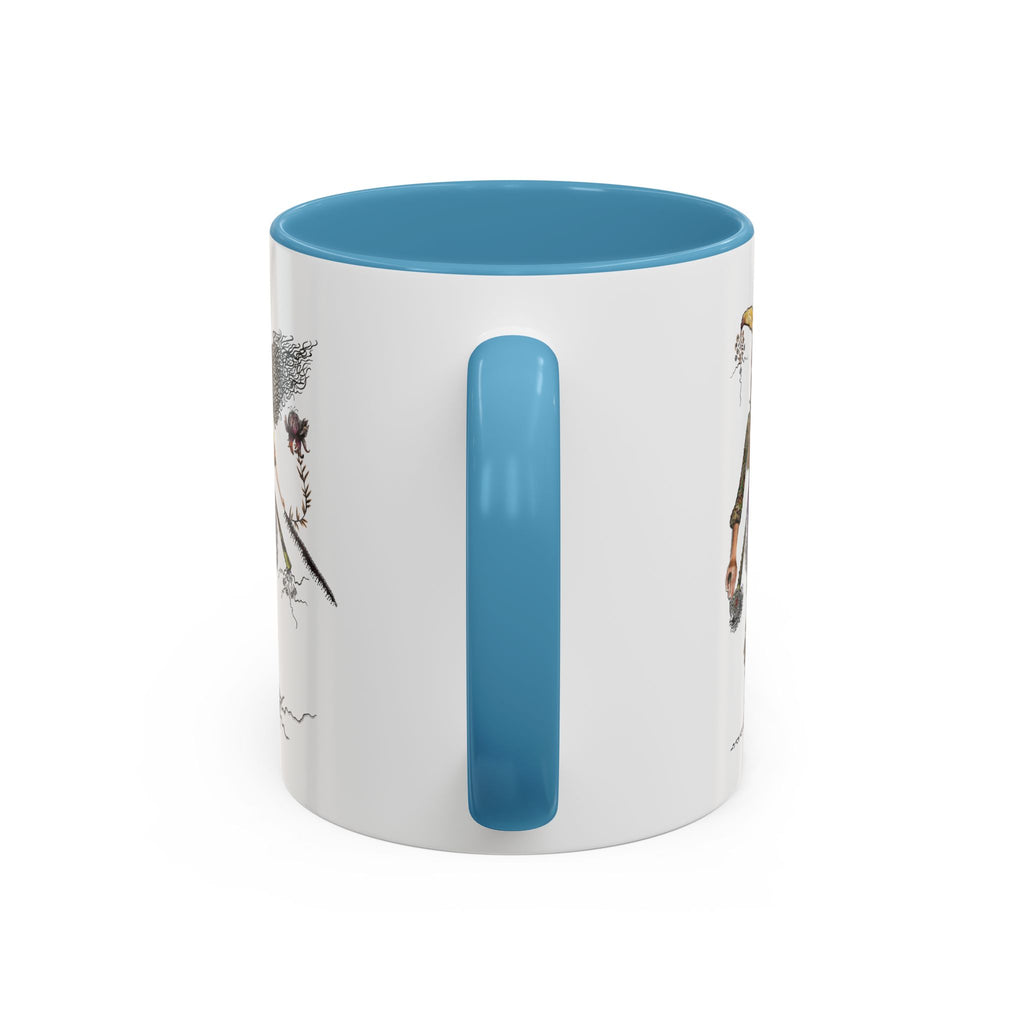 Whimsical Witch Illustration Mug | Accent Coffee Mug 11oz 15oz