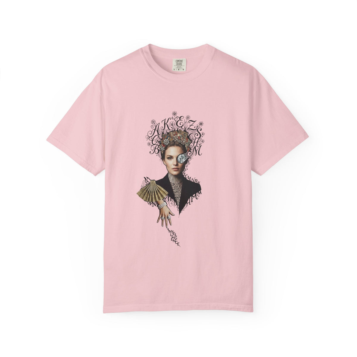 Artistic Femme Portrait T‑Shirt — 'No. 1' Fashion Graphic Tee