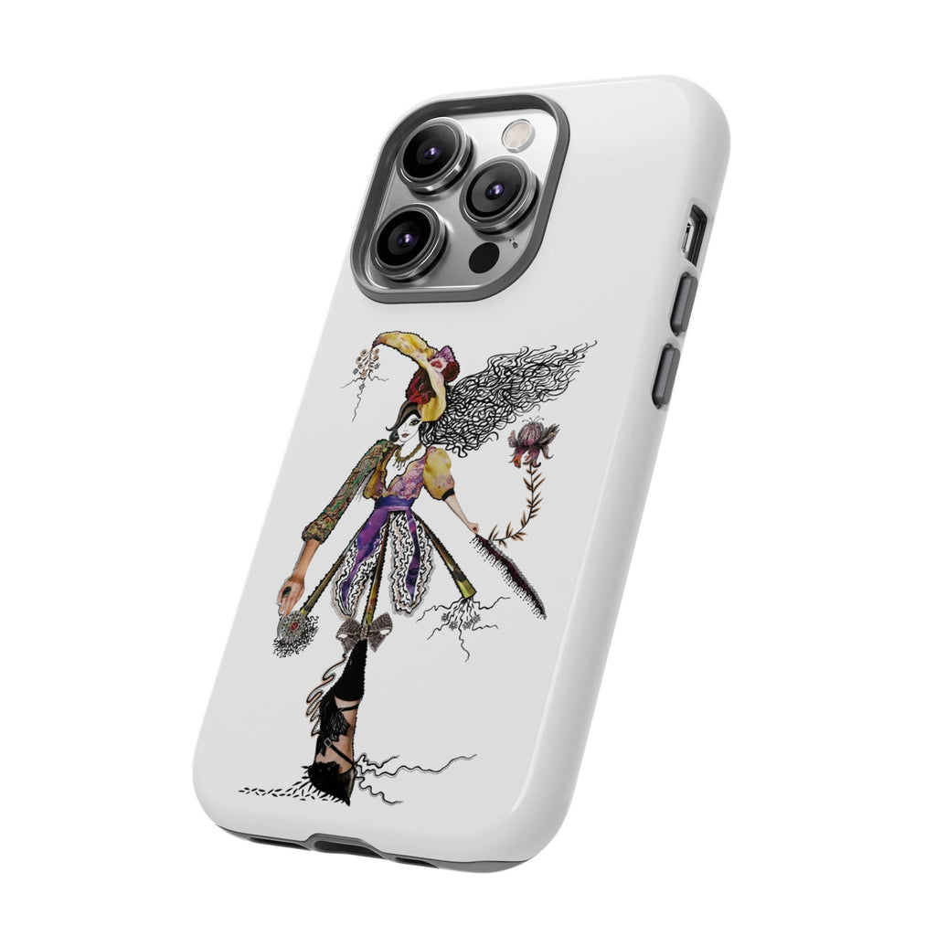 Victorian Witch Illustration Phone Case | iPhone Rugged Case