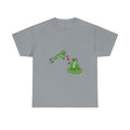 Kissing Frogs Tee | Romantic Frog Lily Pad Illustration