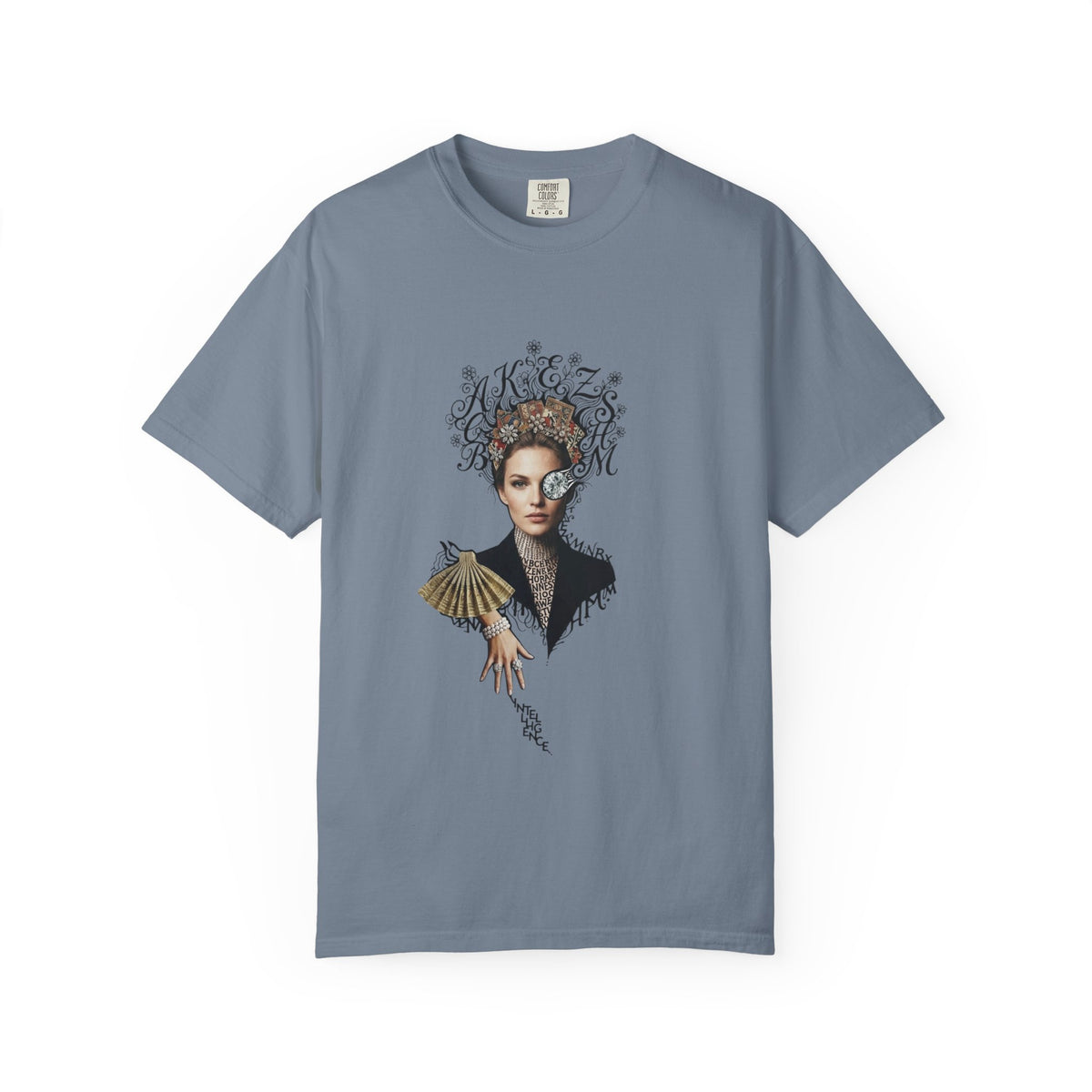 Artistic Femme Portrait T‑Shirt — 'No. 1' Fashion Graphic Tee