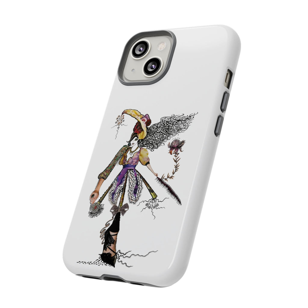 Victorian Witch Illustration Phone Case | iPhone Rugged Case