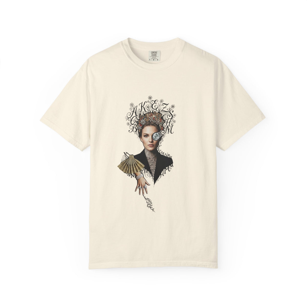 Artistic Femme Portrait T‑Shirt — 'No. 1' Fashion Graphic Tee
