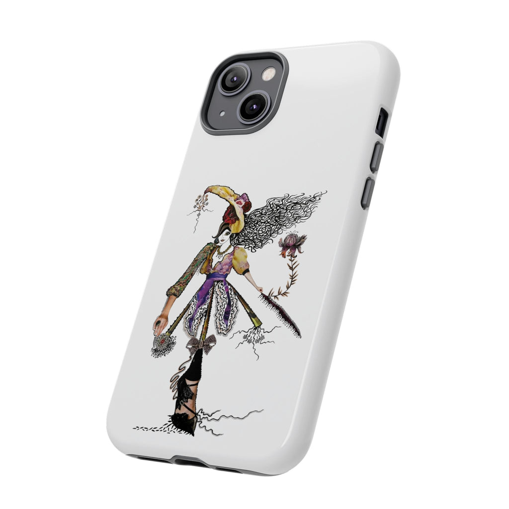 Victorian Witch Illustration Phone Case | iPhone Rugged Case