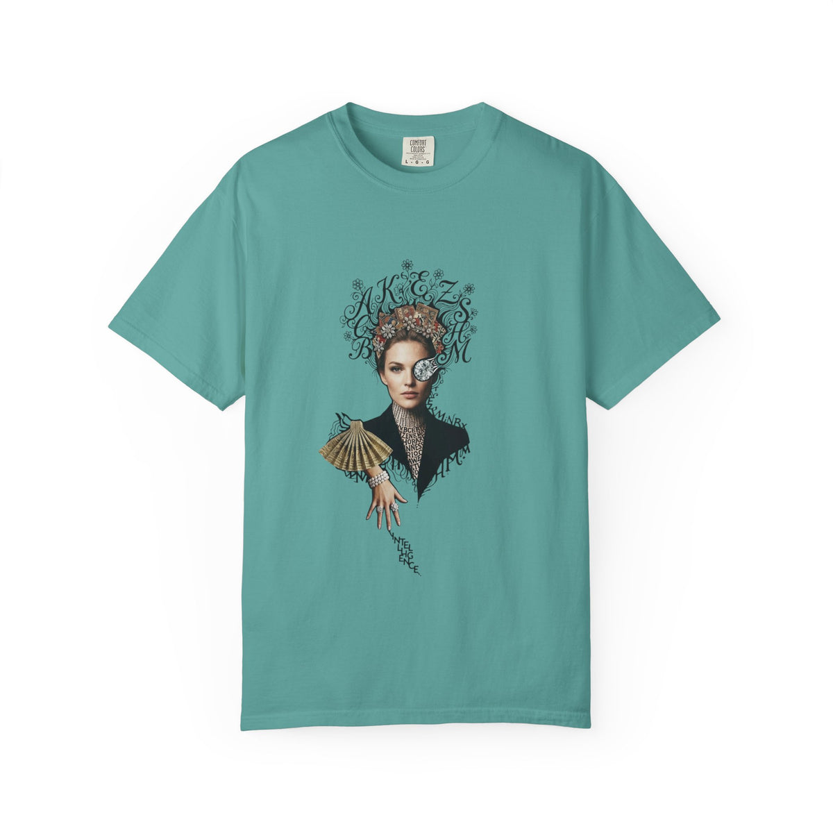 Artistic Femme Portrait T‑Shirt — 'No. 1' Fashion Graphic Tee