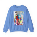 Colorful Abstract Woman Portrait Sweatshirt | Psychedelic Paint Art
