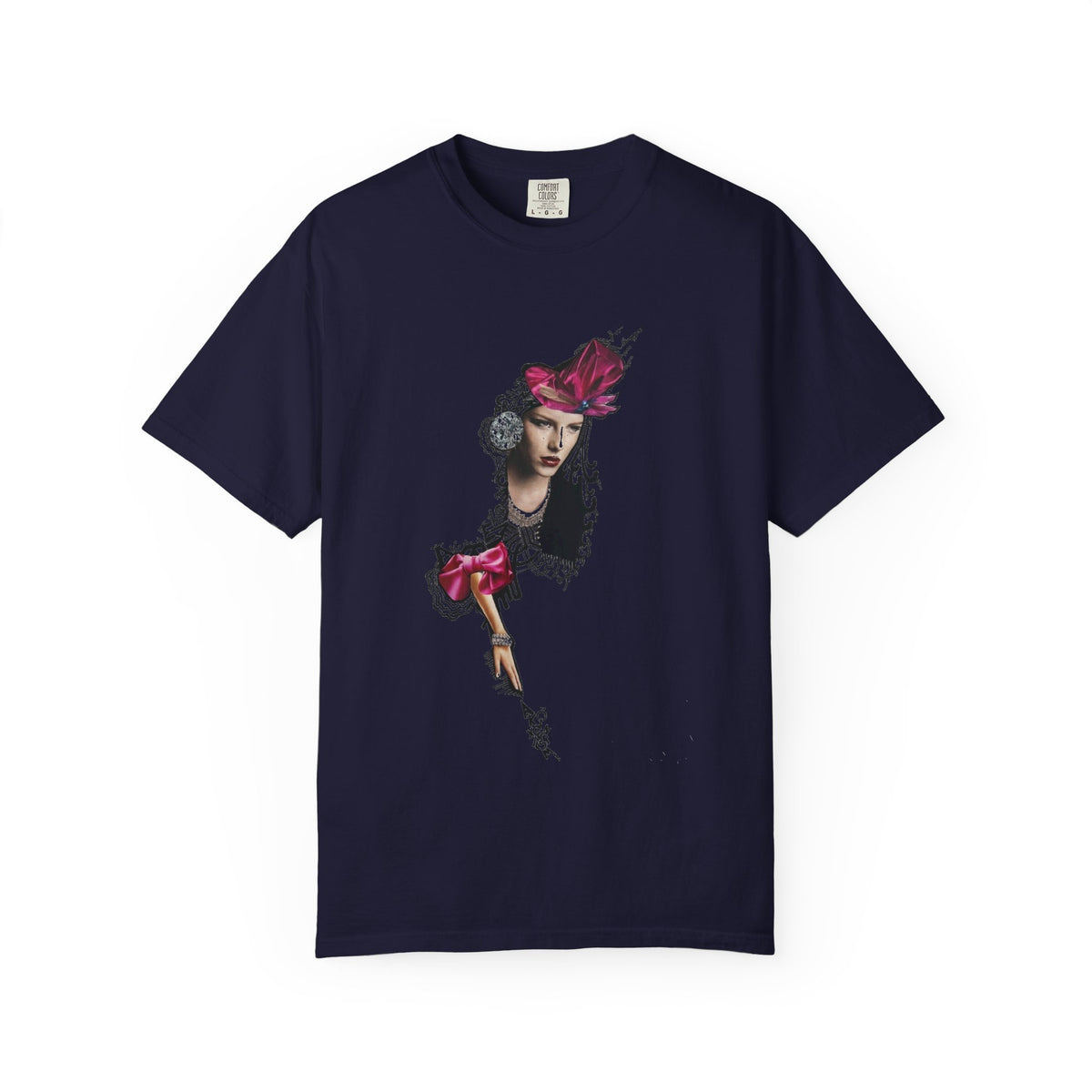 Victorian Rose Portrait T-Shirt