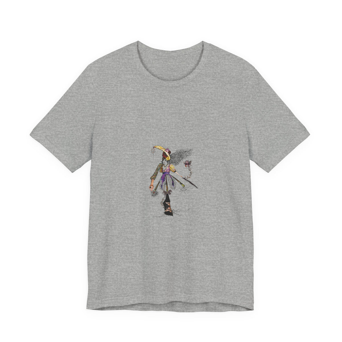Pirate Captain Sketch Graphic Tee — Playful Anime-Inspired Pirate Character T-Shirt