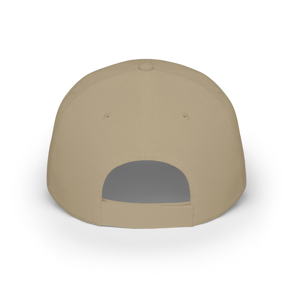 Colorful Spiral Sunflower Cap | Red Low Profile Baseball Cap