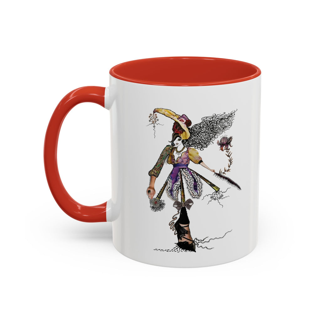 Whimsical Witch Illustration Mug | Accent Coffee Mug 11oz 15oz