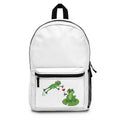 Kissing Frogs Backpack | Cute Frog Couple, Lily Pad Love