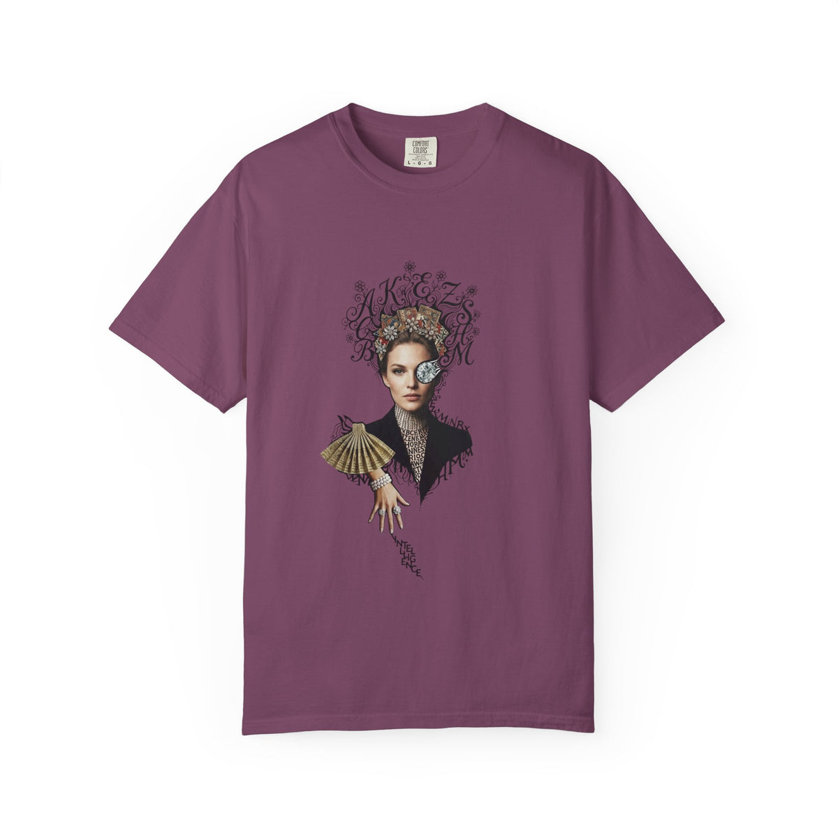 Artistic Femme Portrait T‑Shirt — 'No. 1' Fashion Graphic Tee