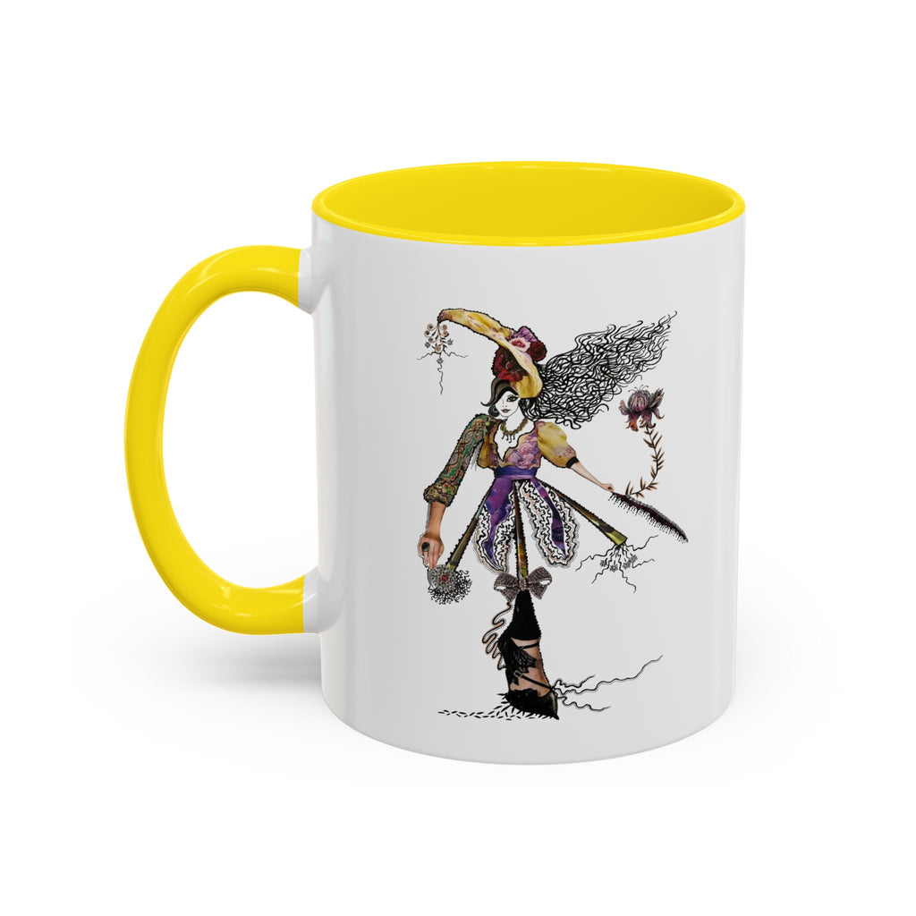 Whimsical Witch Illustration Mug | Accent Coffee Mug 11oz 15oz