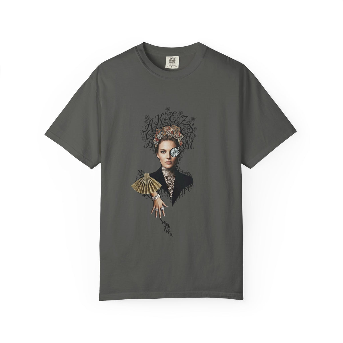 Artistic Femme Portrait T‑Shirt — 'No. 1' Fashion Graphic Tee