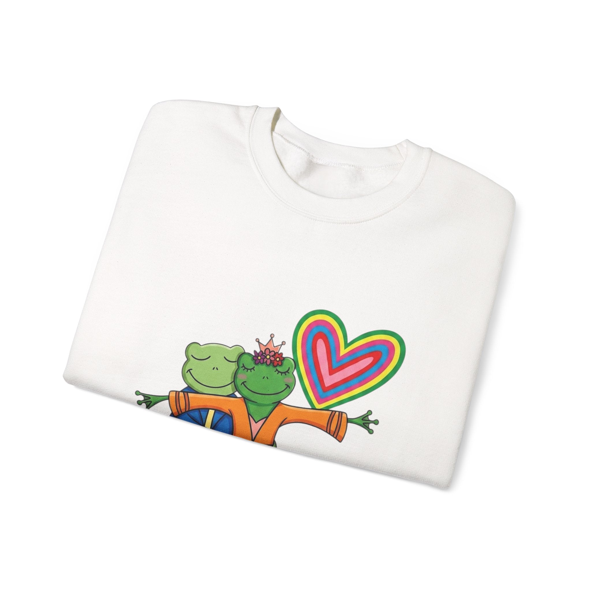 Frog Couple Heart Sweatshirt