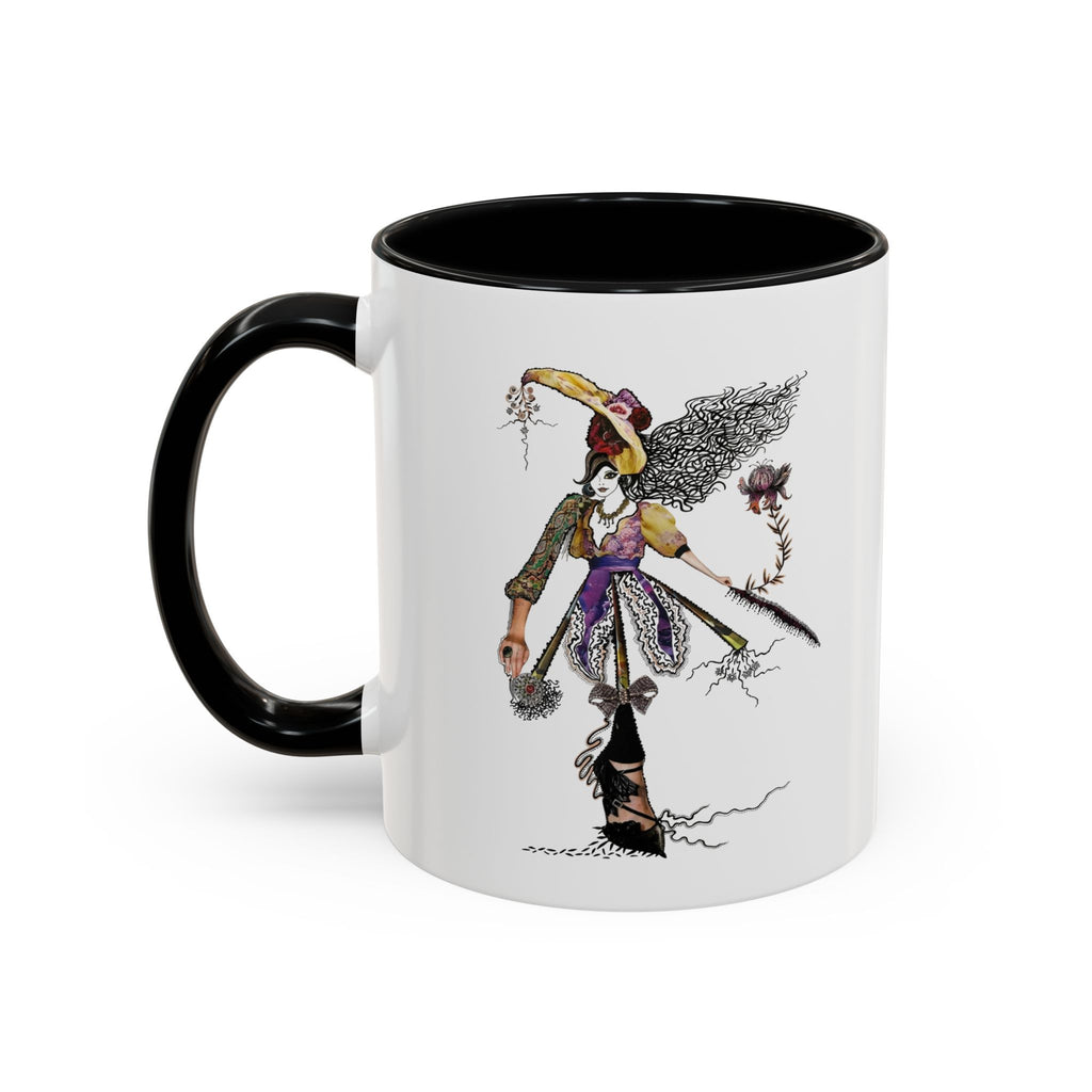 Whimsical Witch Illustration Mug | Accent Coffee Mug 11oz 15oz