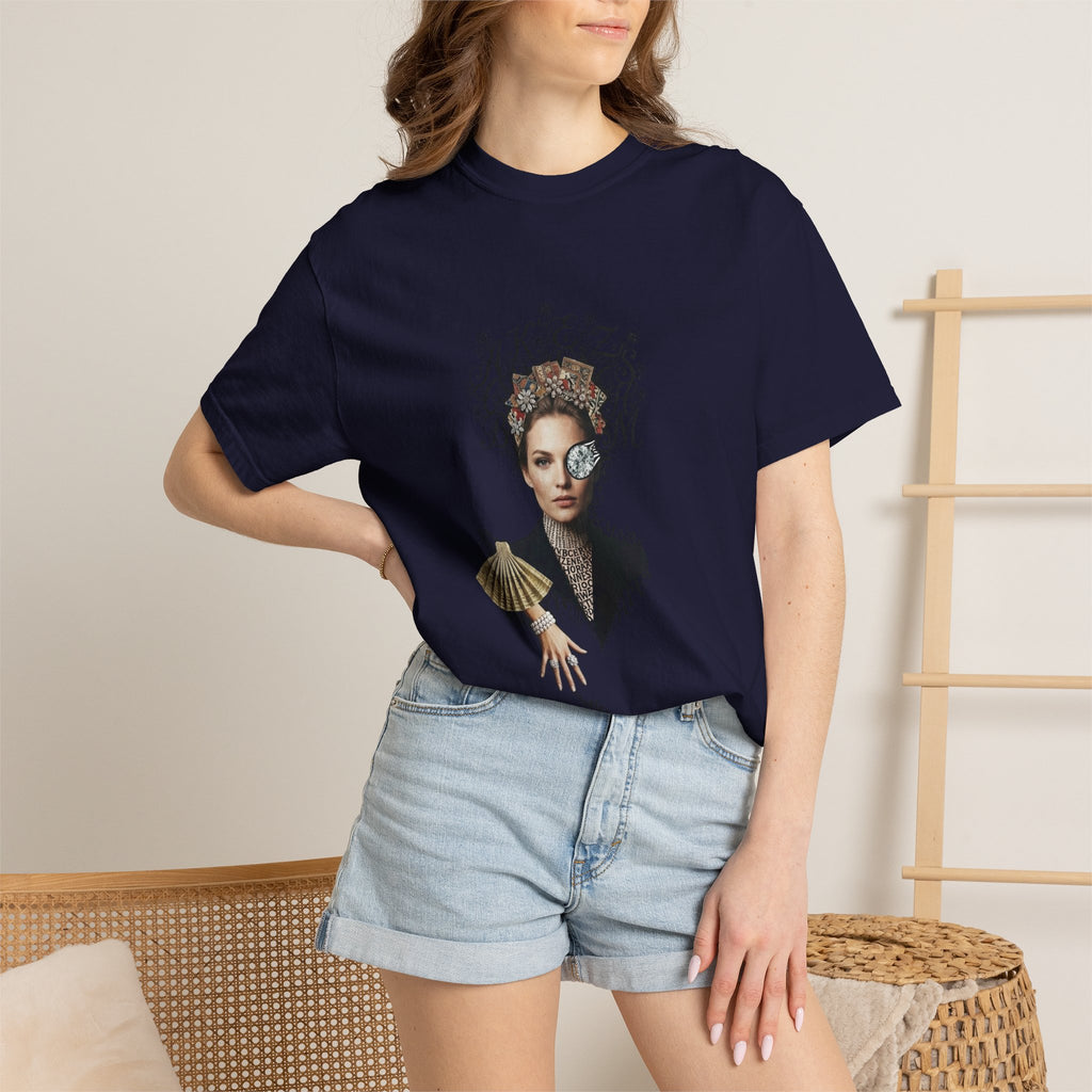 Artistic Femme Portrait T‑Shirt — 'No. 1' Fashion Graphic Tee