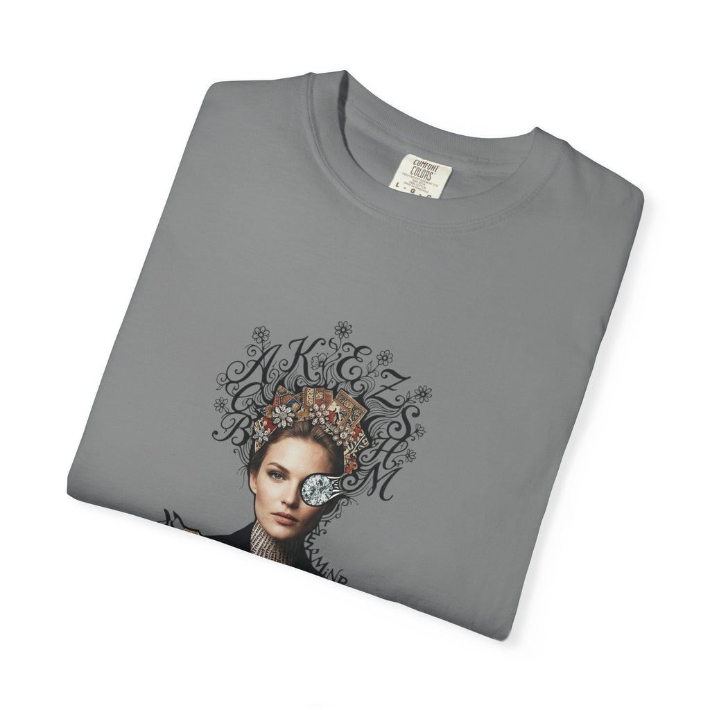Artistic Femme Portrait T‑Shirt — 'No. 1' Fashion Graphic Tee