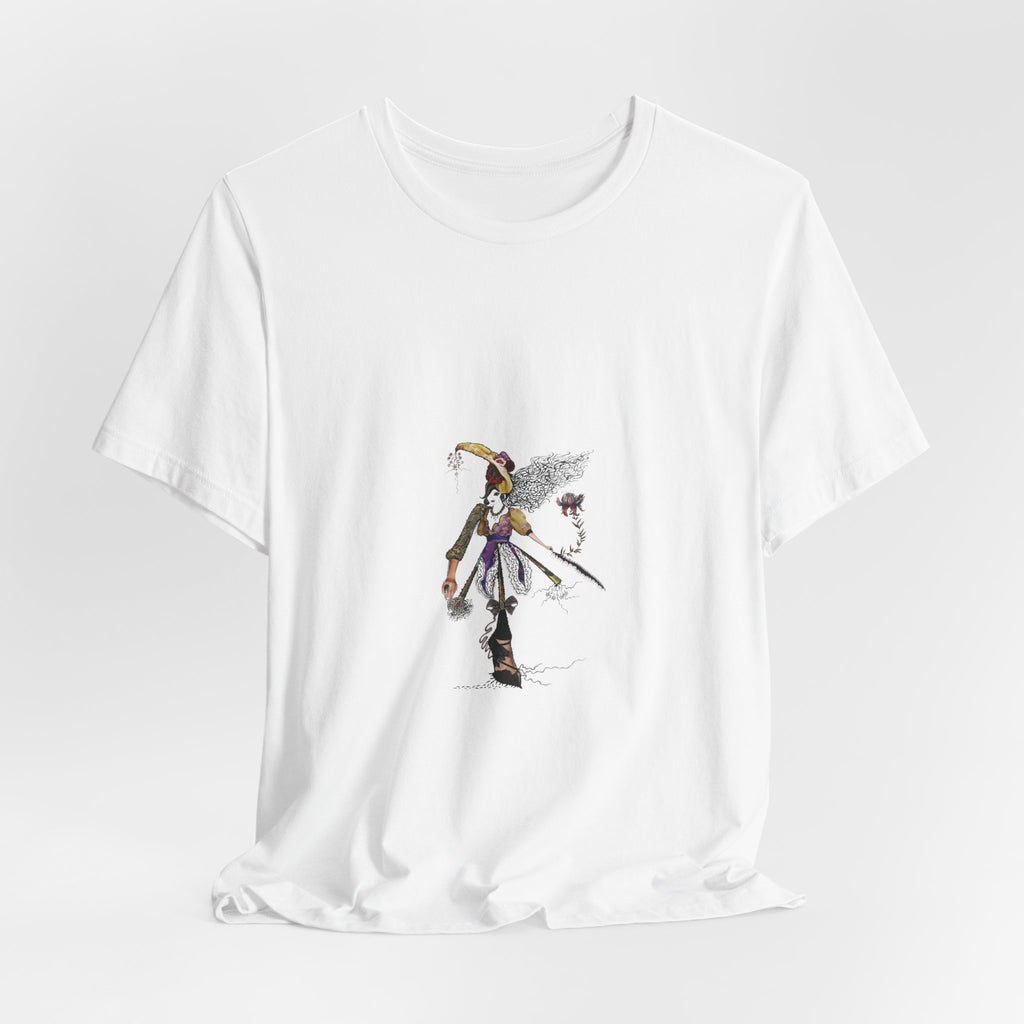 Pirate Captain Sketch Graphic Tee — Playful Anime-Inspired Pirate Character T-Shirt