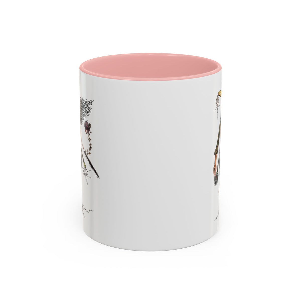 Whimsical Witch Illustration Mug | Accent Coffee Mug 11oz 15oz