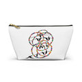 Hula Hoop Silhouette Accessory Pouch | T-Bottom Cosmetic Bag