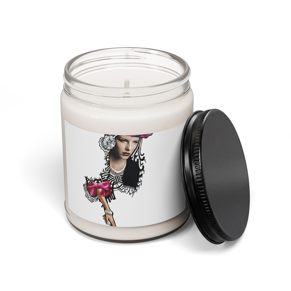 Artistic Femme Portrait Soy Candle — 9 oz Scented Jar