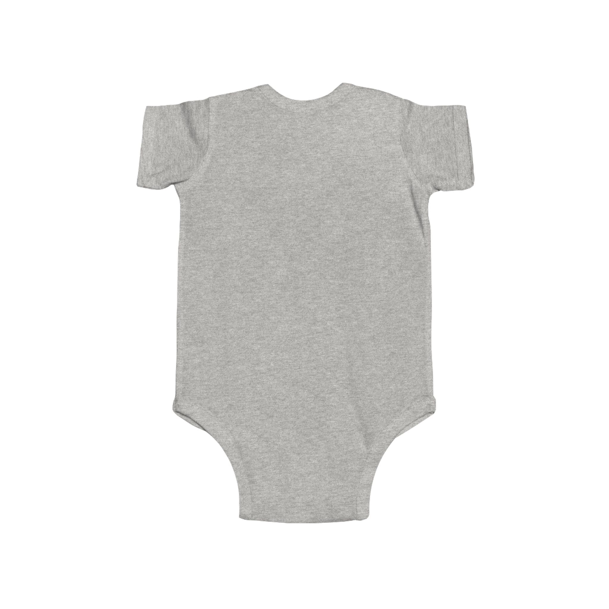 Colorful Spiral with Frog Bodysuit | Cute Rainbow Circle Infant Onesie
