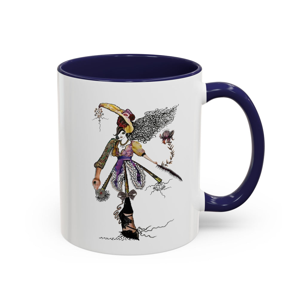Whimsical Witch Illustration Mug | Accent Coffee Mug 11oz 15oz