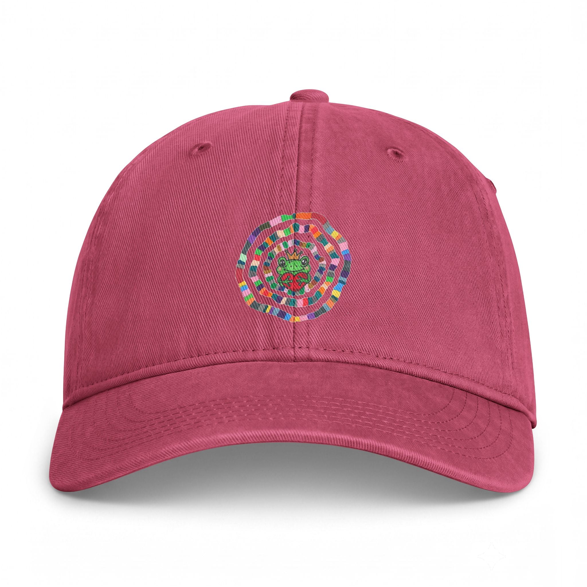 Colorful Sea Turtle Ring hat | Cap with mosaic turtle emblem