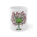 Heart Tree Frog Mug | Cute Green Frog with Heart-Shaped Branches