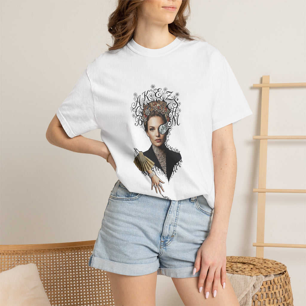 Artistic Femme Portrait T‑Shirt — 'No. 1' Fashion Graphic Tee