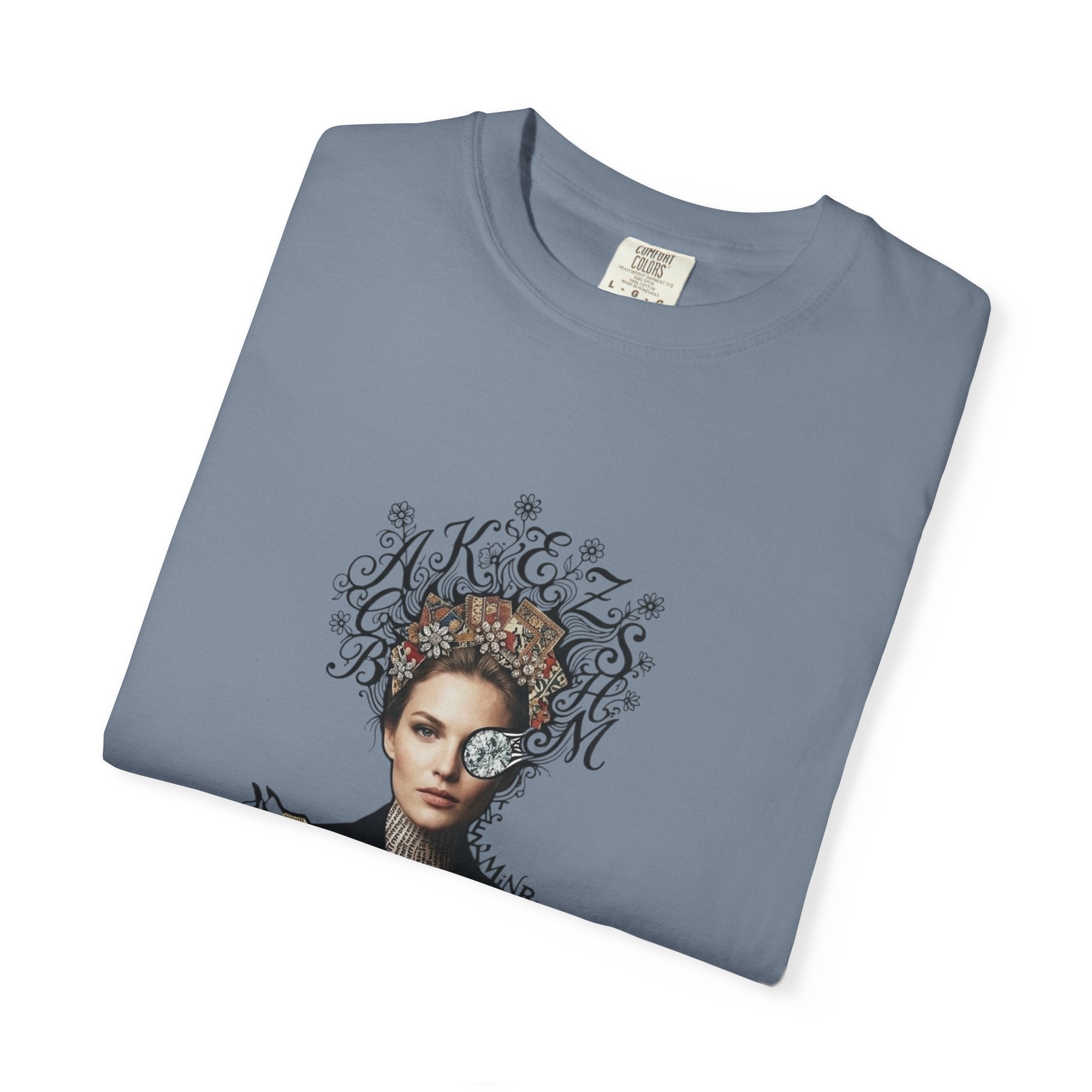 Artistic Femme Portrait T‑Shirt — 'No. 1' Fashion Graphic Tee