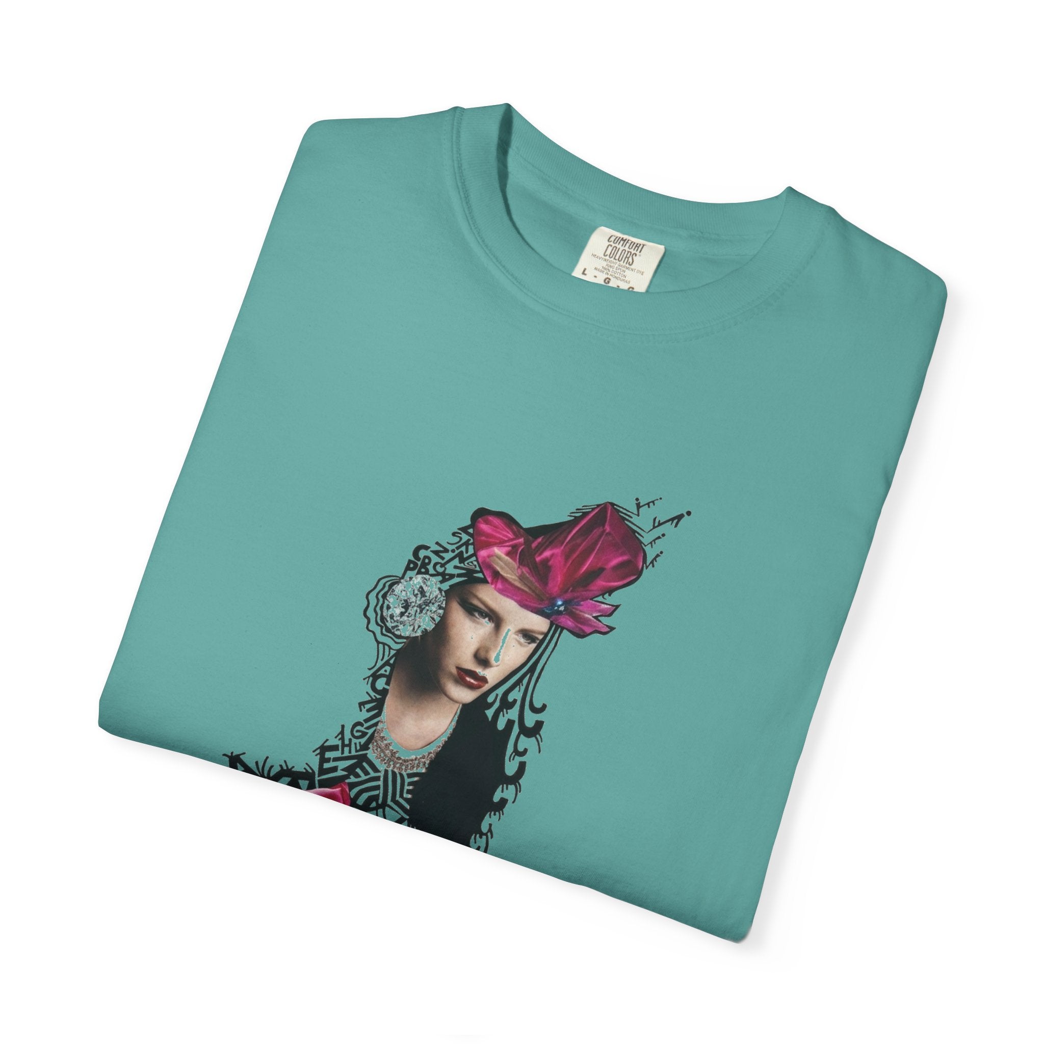 Victorian Rose Portrait T-Shirt