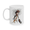 Boho Deer Illustration Mug | Ceramic Coffee Cup