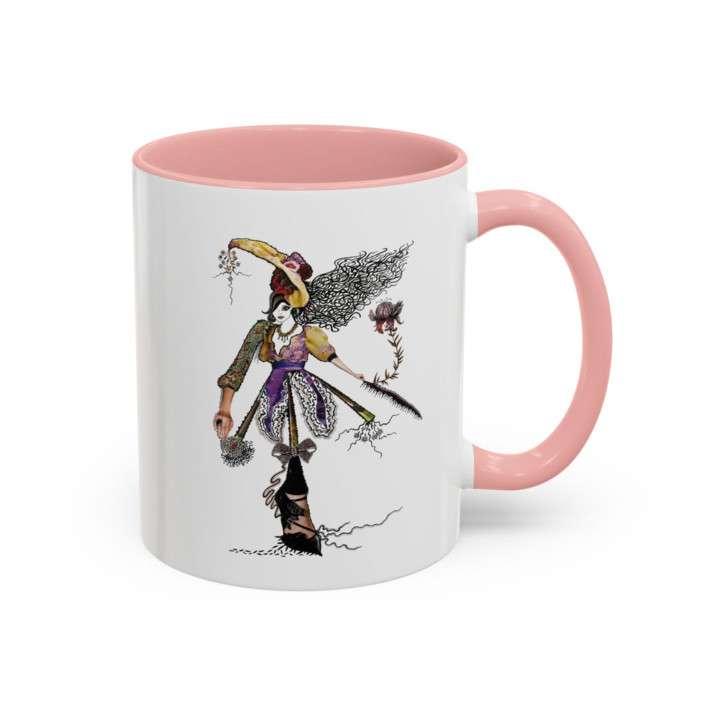 Whimsical Witch Illustration Mug | Accent Coffee Mug 11oz 15oz