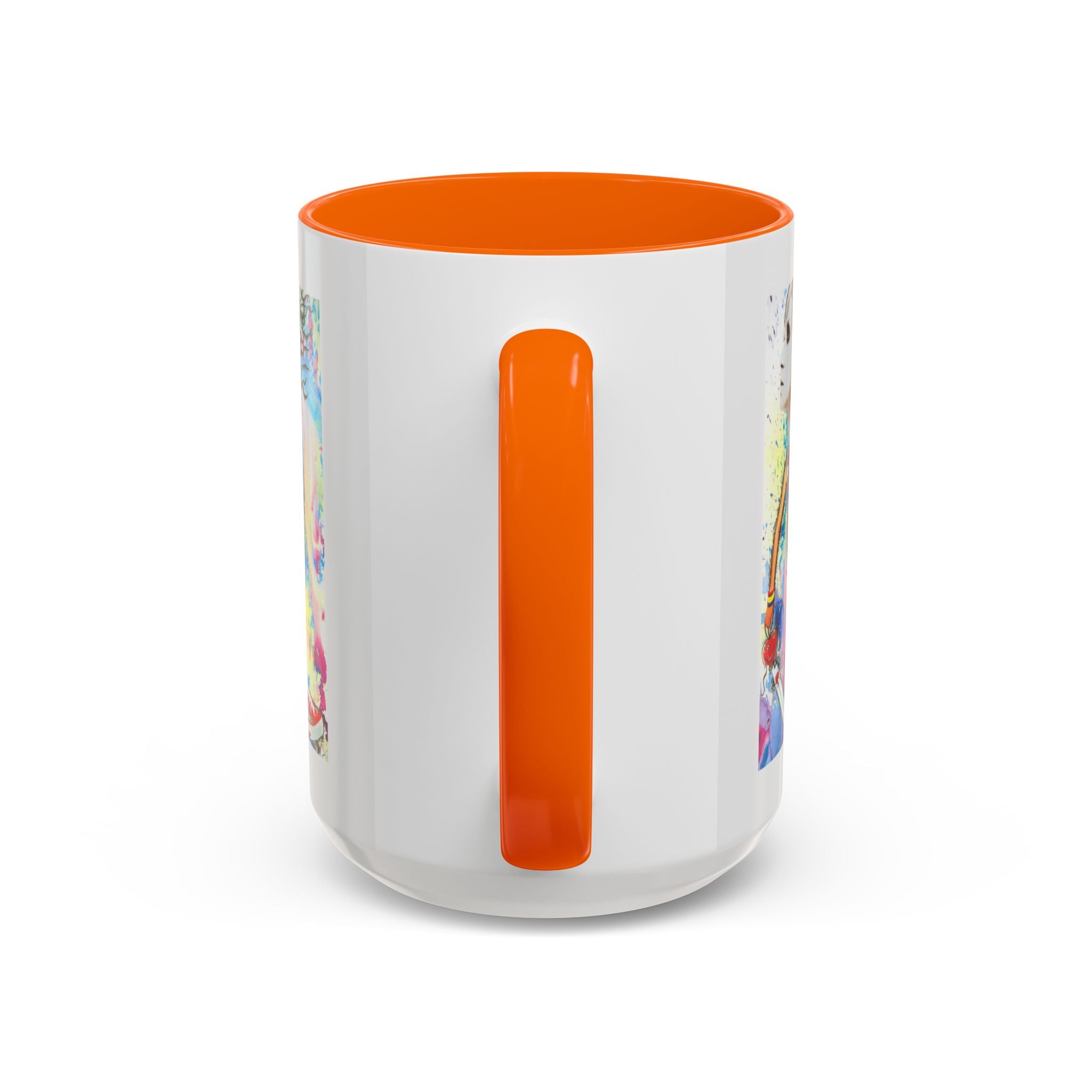 Colorful Abstract Woman Portrait Mug | Accent Coffee Mug