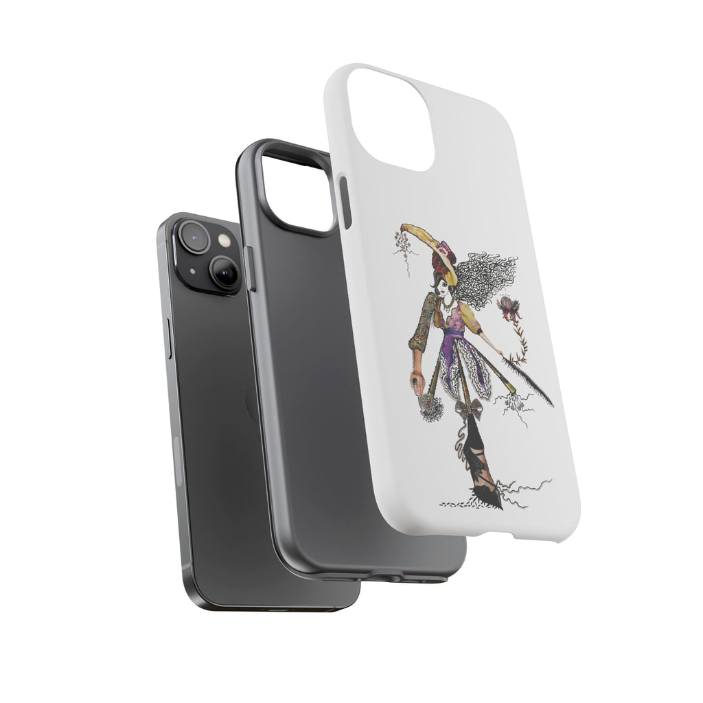 Victorian Witch Illustration Phone Case | iPhone Rugged Case