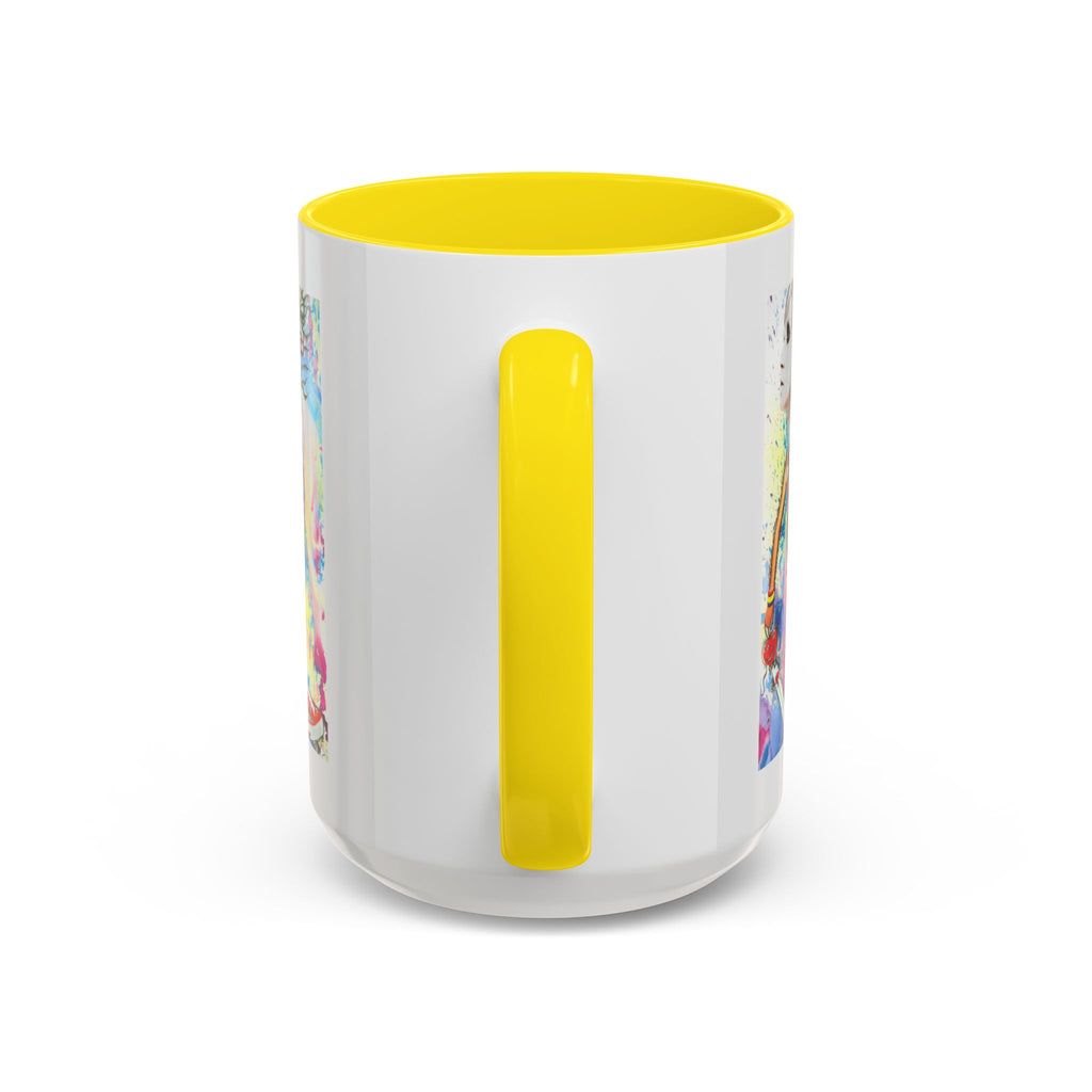 Colorful Abstract Woman Portrait Mug | Accent Coffee Mug