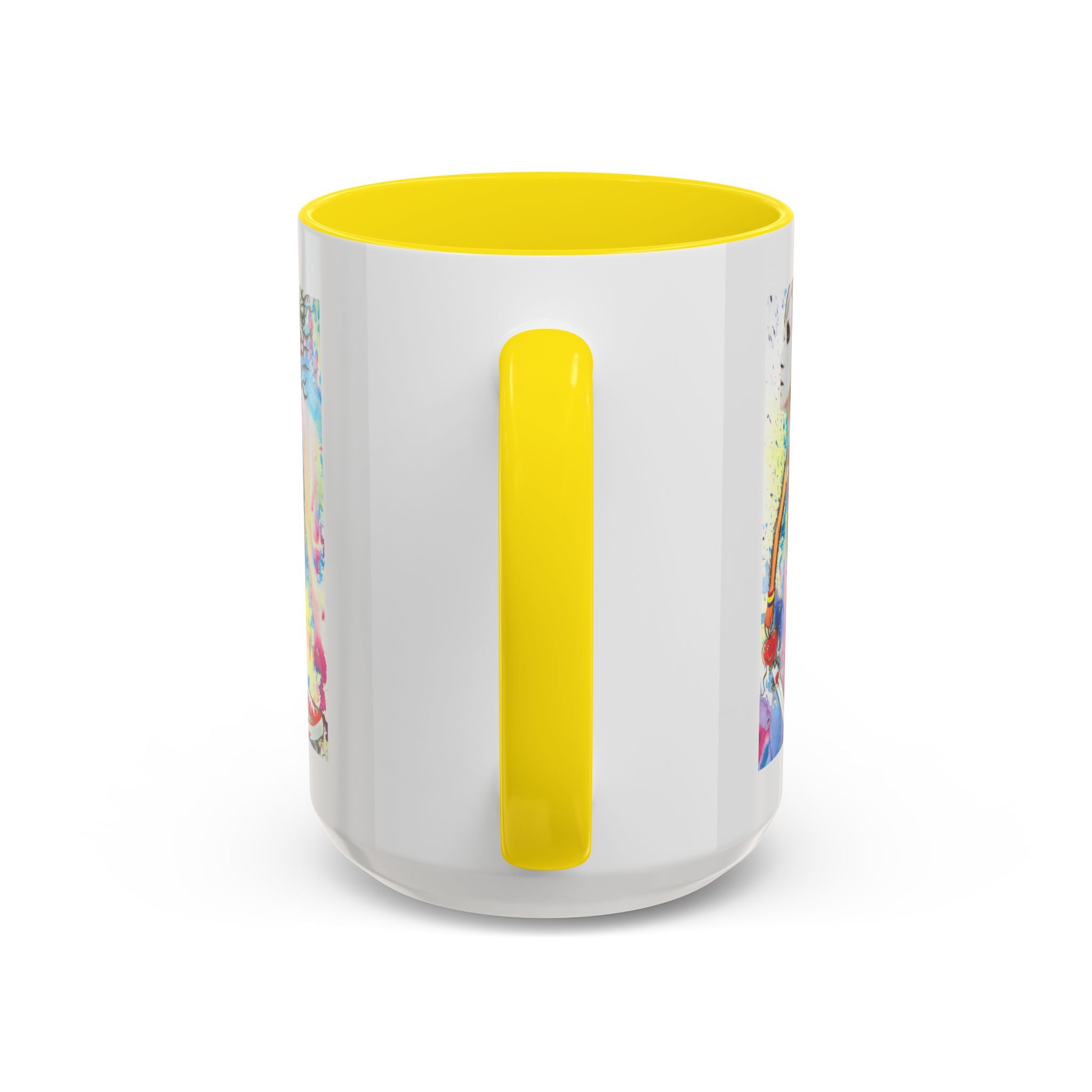 Colorful Abstract Woman Portrait Mug | Accent Coffee Mug