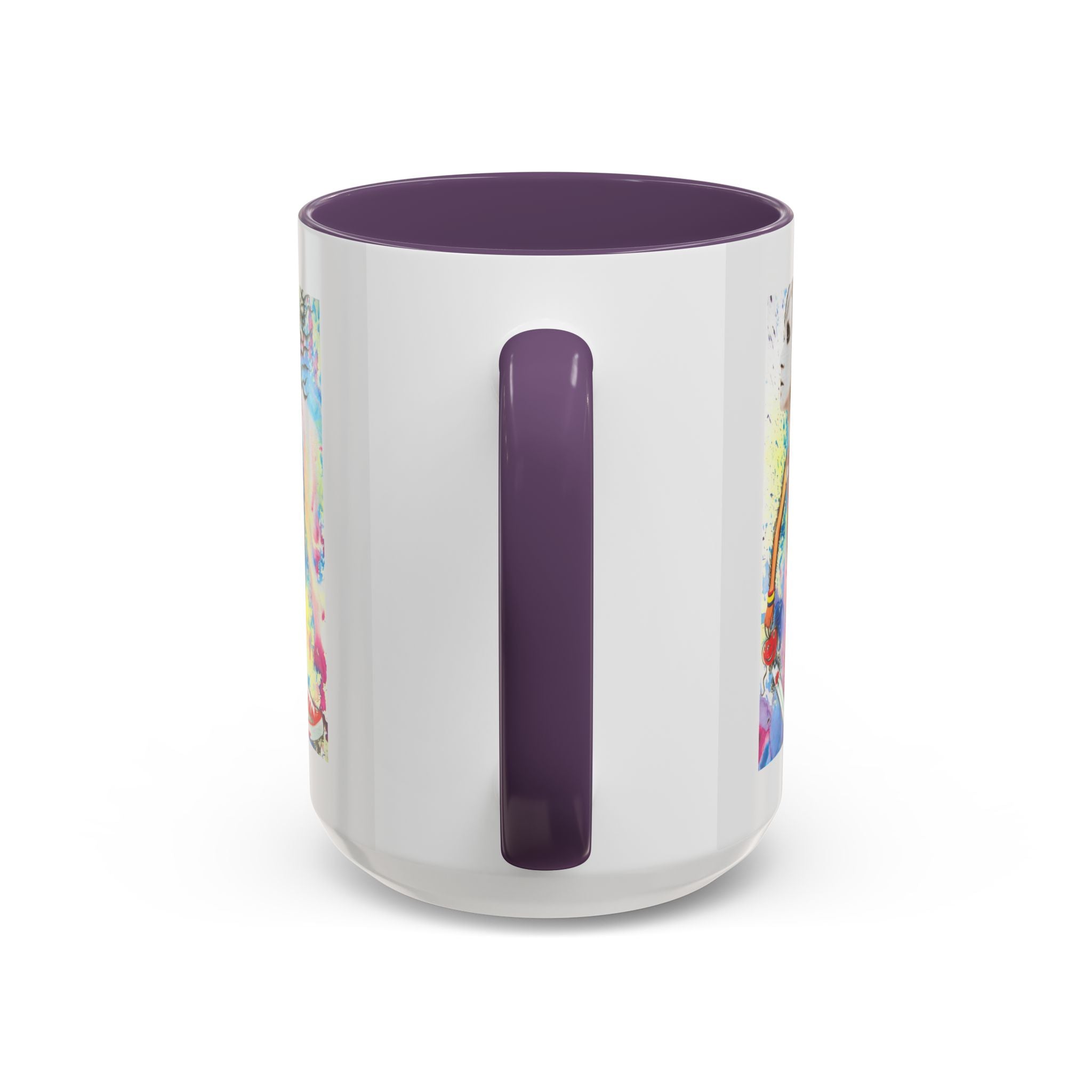 Colorful Abstract Woman Portrait Mug | Accent Coffee Mug