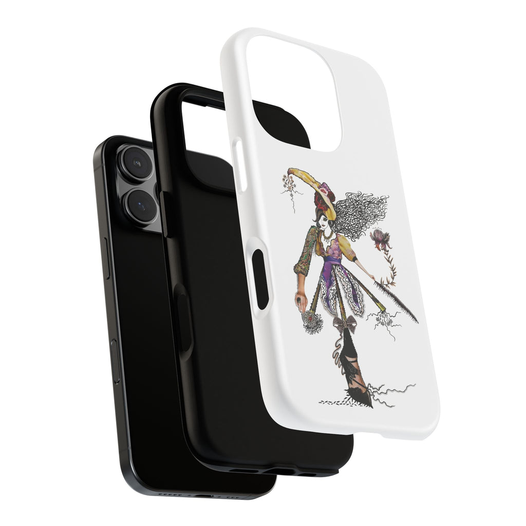 Victorian Witch Illustration Phone Case | iPhone Rugged Case