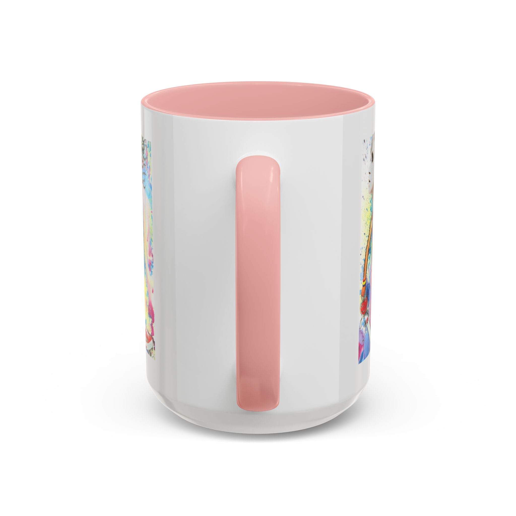 Colorful Abstract Woman Portrait Mug | Accent Coffee Mug