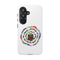 Frog Heart Spiral Tough Case | Colorful Concentric Ring Phone Case